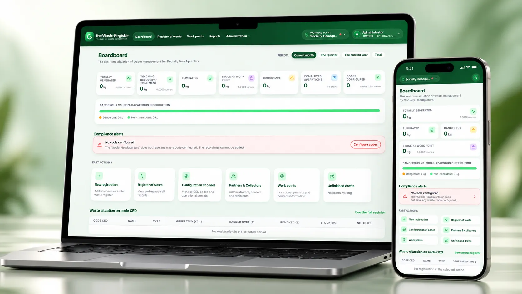 Waste Register SaaS