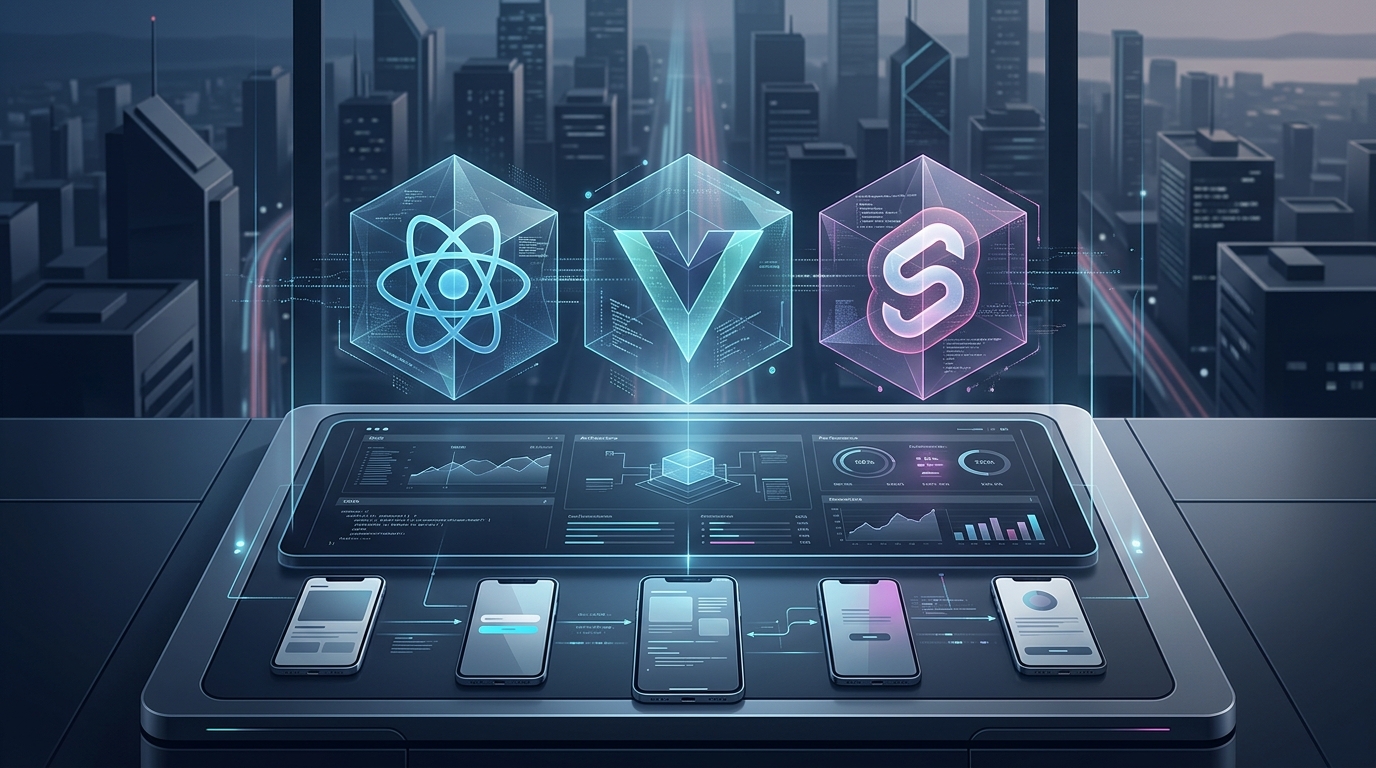 React vs Vue vs Svelte 2026: CTO Selection Guide