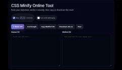 CSS Minify Online