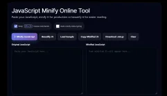 JavaScript Minifier & Compressor