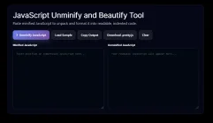 JavaScript Unminify Online